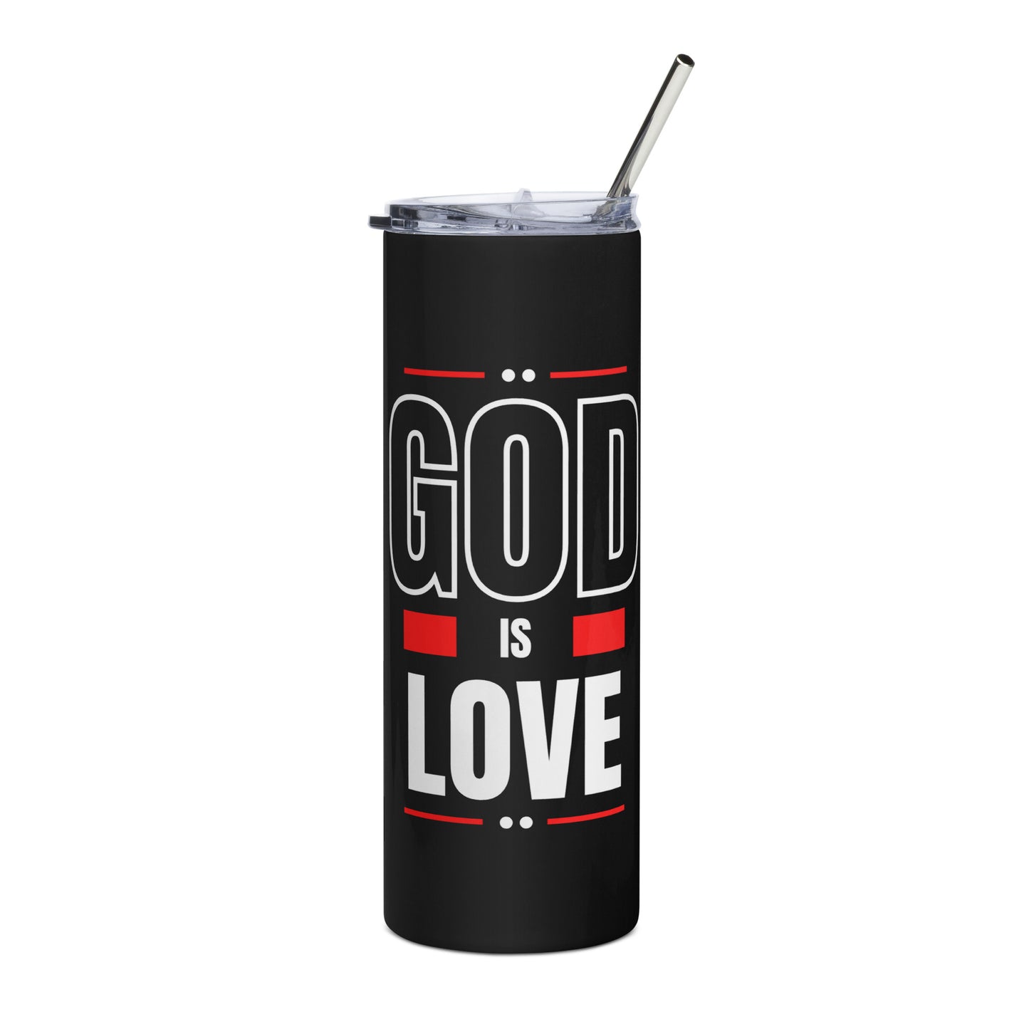 God Is Love Stainless Steel Tumbler