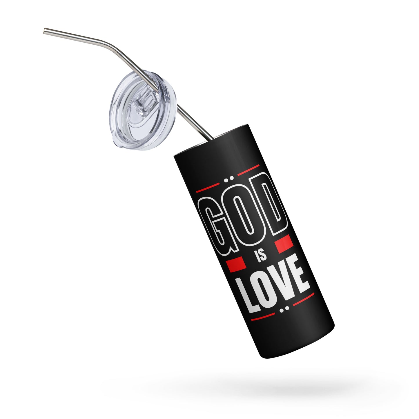 God Is Love Stainless Steel Tumbler